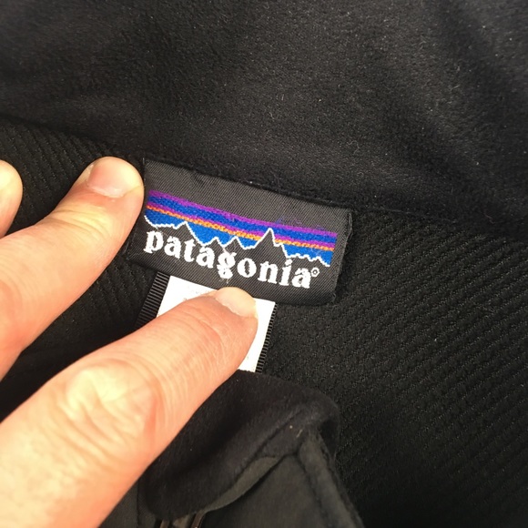 Patagonia Mens Black Softshell Jacket L A4002 - Picture 7 of 7